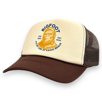 BIGFOOT ATE MY ASS AT RADIO SHACK Hat Potent Frog Official Merch