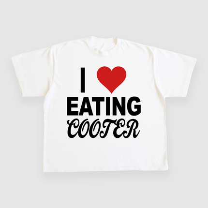 I Love Eating Cooter Custom Printed T-Shirt