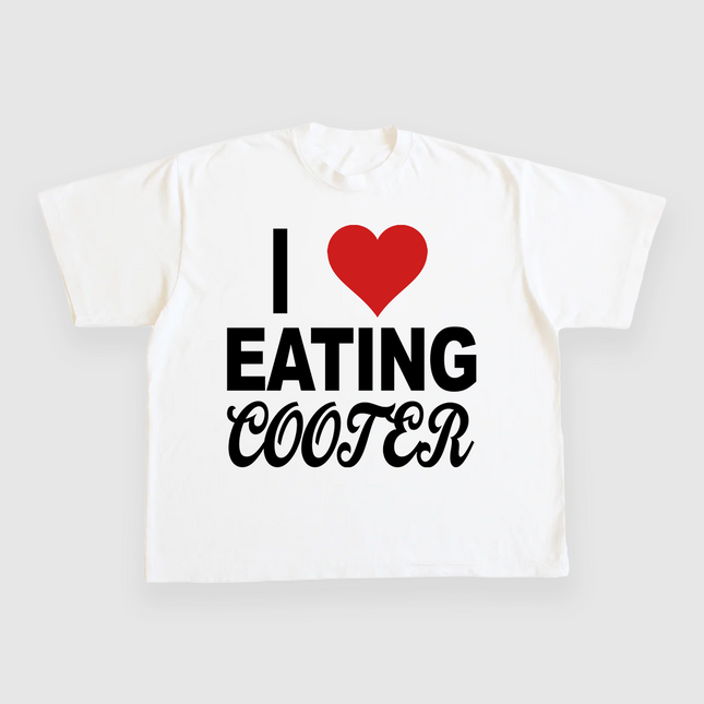 I Love Eating Cooter Custom Printed T-Shirt