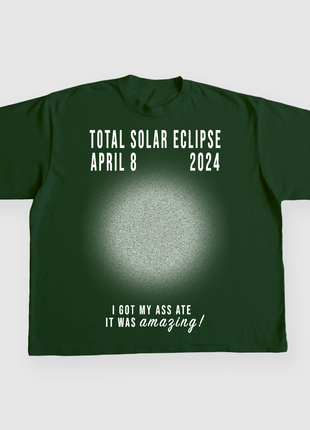 TOTAL SOLAR ECLIPSE 2024 CUSTOM PRINTED T-SHIRT