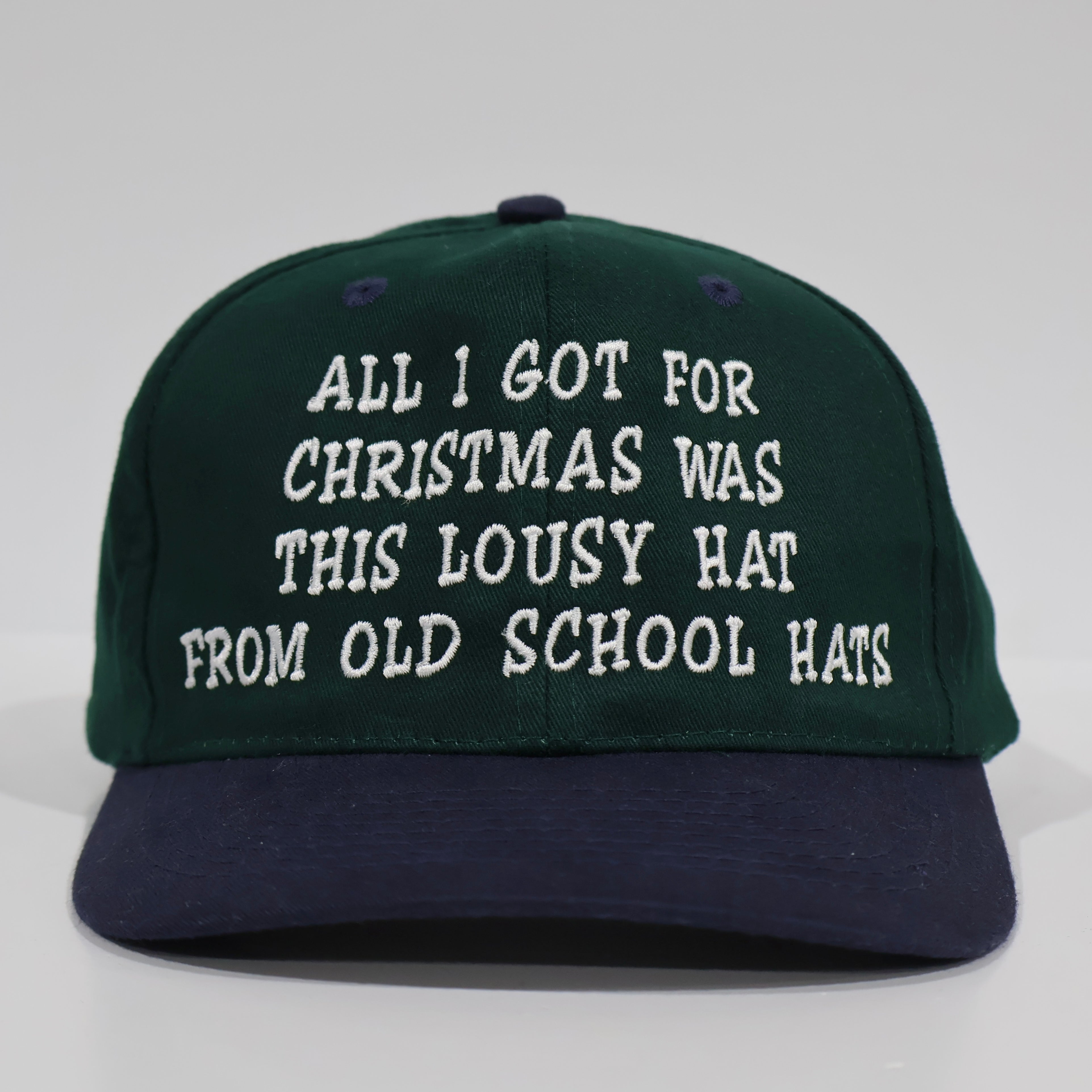 Custom embroidered hot sale navy hats