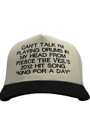 Can’t Talk I’m Playing Drums Pierce The Veil Hat