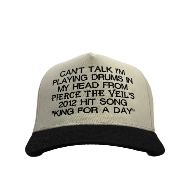 Can’t Talk I’m Playing Drums Pierce The Veil Hat