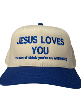 Jesus Loves You Hat Custom Embroidered