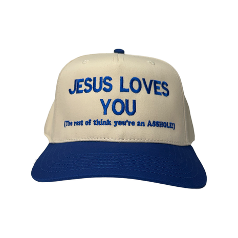 Jesus Loves You Hat Custom Embroidered