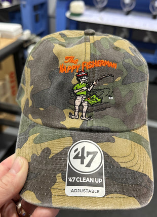 THE HAPPY FISHERMAN HAT Custom Embroidered
