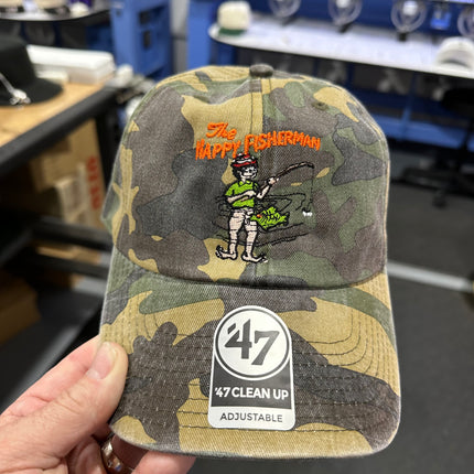 THE HAPPY FISHERMAN HAT Custom Embroidered