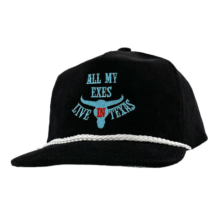 ALL MY EXES LIVE IN TEXAS Hat Custom Embroidered