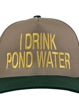 I DRINK POND WATER Hat Potent Frog Official Merch