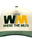 GREEN SUEDE BRIM