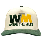 GREEN SUEDE BRIM