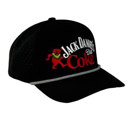 Black Friday Black Rope hydro mesh Trucker Hat JD SnapBack Hat