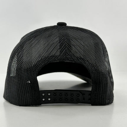 FISH OR DIE Black Mesh CAMO Trucker Cap Hat Custom Embroidered