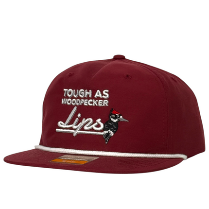 Justin Stagner Tough As Woodpecker Lips Hat Funny Southern Grandpa Rope Cap Collab