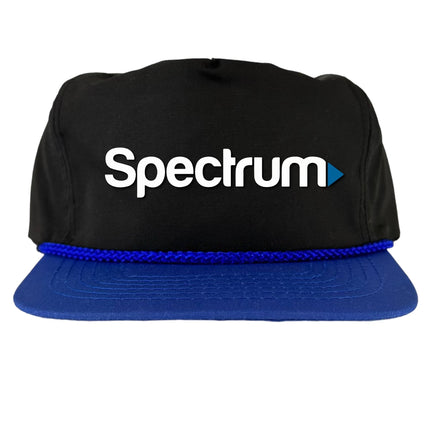 Custom order. 2 hats. Add white ropes for both hats. Spectrum logo custom embroidery
