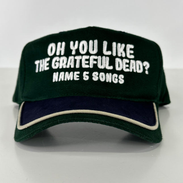 Oh you like the Grateful Dead? Name 5 songs Custom Embroidery