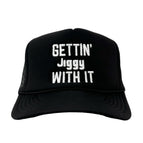 BLACK Foam MESH TRUCKER SNAPBACK CAP