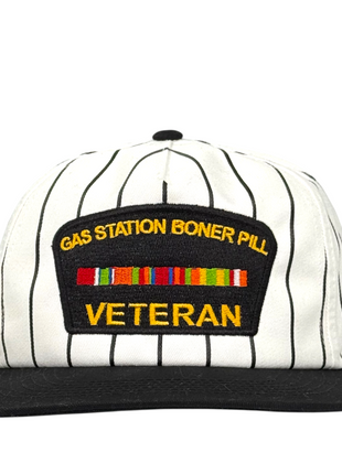 Gas Station Boner Pill Veteran Trucker Hat Custom Embroidered￼