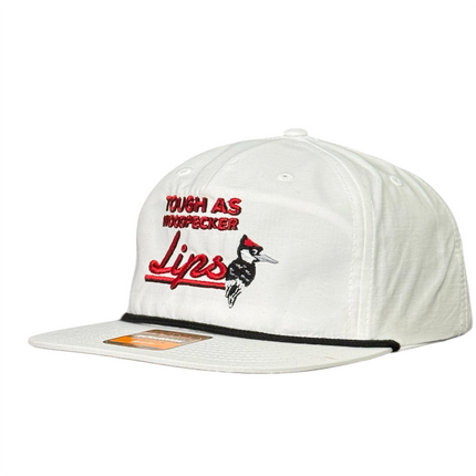 Justin Stagner Tough As Woodpecker Lips Hat Funny Southern Grandpa Rope Cap Collab