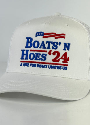 BOATS N HOES 24 HAT Custom Embroidered￼