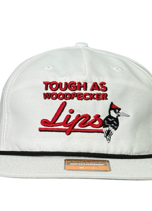 Justin Stagner Tough As Woodpecker Lips Hat Funny Southern Grandpa Rope Cap Collab