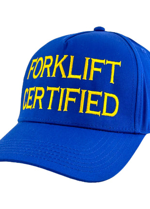 Custom FORKLIFT CERTFIED Funny CERTIFIED Custom Embroidered Cap Hat
