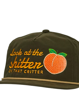 Look at the Shitter Hat Justin Stagner Collab Snapback Rope Cap Funny Southern Hat