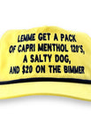 YELLOW ROPE SNAPBACK