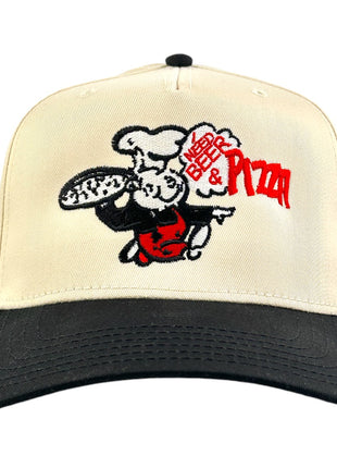 I NEED BEER & PIZZA EMBROIDERED HAT