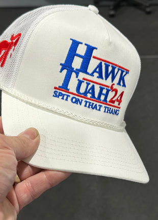 Hawk Tuah 24 Hat Five Panel Custom Embroidered