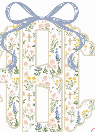 Religious Easter monogram