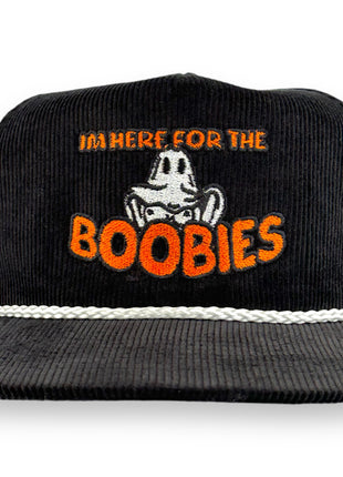 IM HERE FOR THE BOOBIES HAT