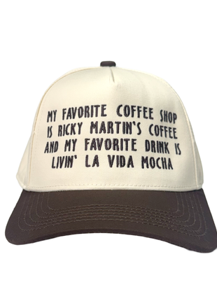Ricky Martin Coffee Shop Hat