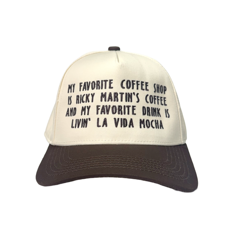 Ricky Martin Coffee Shop Hat