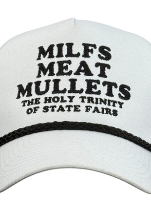 Milf Meats Mullets Custom Embroidered Hat