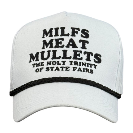 Milf Meats Mullets Custom Embroidered Hat