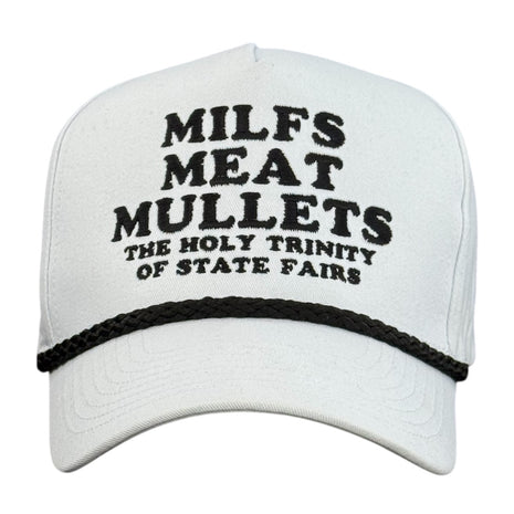 Milf Meats Mullets Custom Embroidered Hat