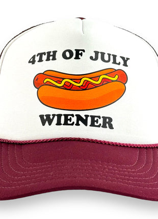 4th OF JULY WIENER HAT Printed