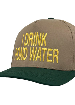 I DRINK POND WATER Hat Potent Frog Official Merch