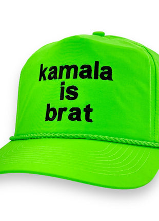 Kamala is Brat Hat Custom Embroidery