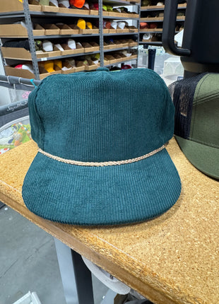 Custom hats (2) Park Hill Billies embroidered in gold thread. Please see photo for font reference ￼￼