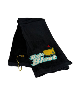 Black Friday embroidered golf towel