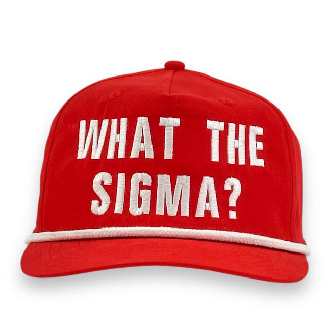 WHAT THE SIGMA? HAT CUSTOM EMBROIDERY