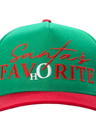 Santa’s Favorite Ho Ho Hat custom embroidered Funny Christmas gift￼