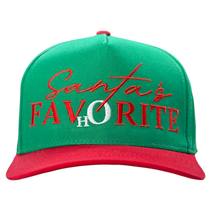 Santa’s Favorite Ho Ho Hat custom embroidered Funny Christmas gift￼