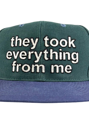 THEY TOOK EVERYTHING FROM ME CUSTOM EMBROIDERY