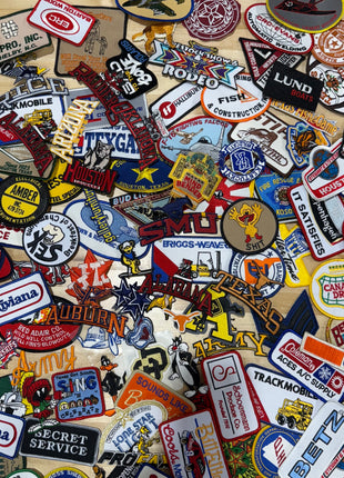 25pcs lot Random Mix Sew-on Iron on Patches Fashion Embroidered