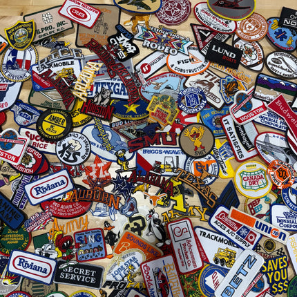 25pcs lot Random Mix Sew-on Iron on Patches Fashion Embroidered