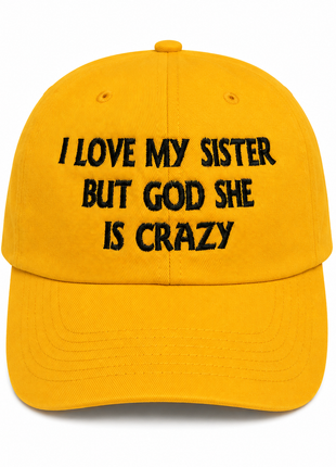 I Love My Sister Dad Hat