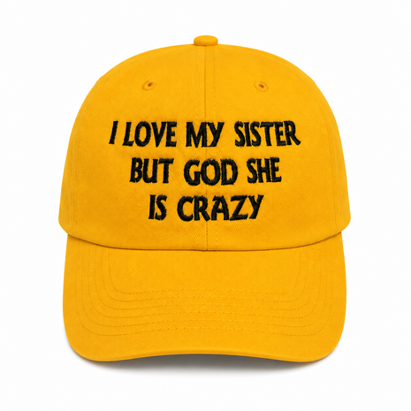 I Love My Sister Dad Hat